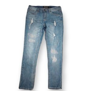 Blue Faith Ripped Skinny Jeans sz 3-4